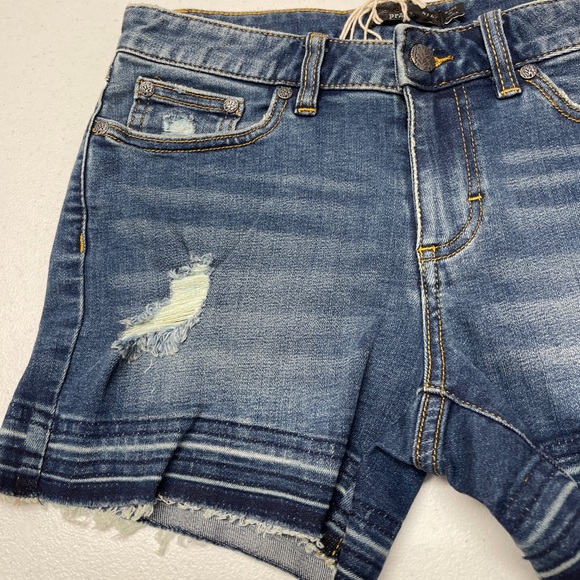 NWT Prana London Jean Shorts Raw Hem Blue Sz 4/27 - Picture 4 of 13